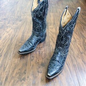 J.B. Dillon Black Heeled Boots